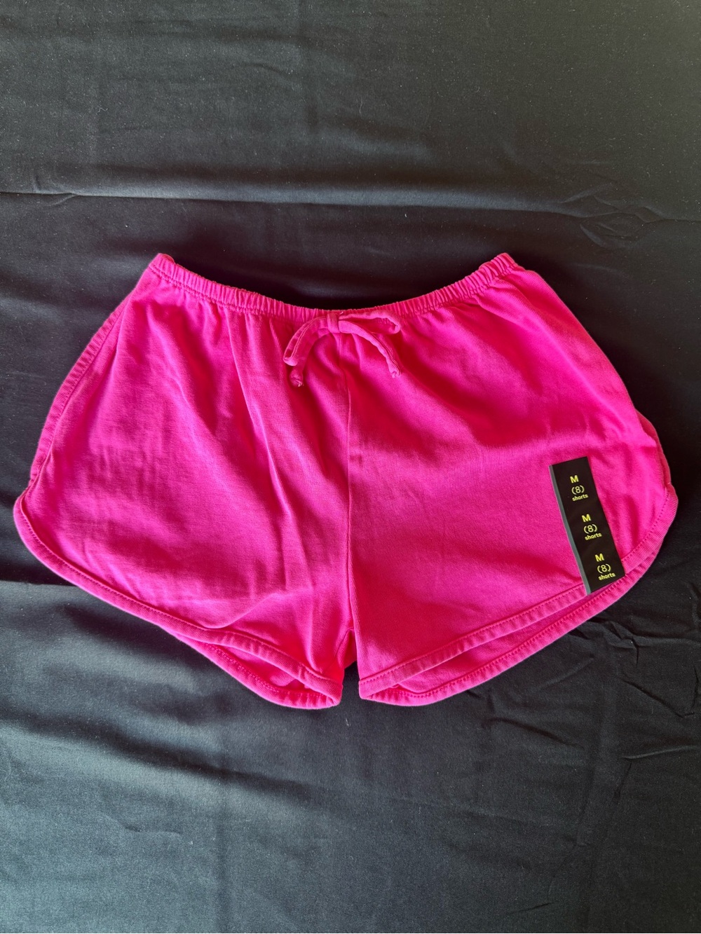 NWT Art Class Girls Knit Dolphin Shorts Drawstring Waist Magenta Pink M (8)